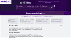 Desktop Screenshot of mijn-ip.net